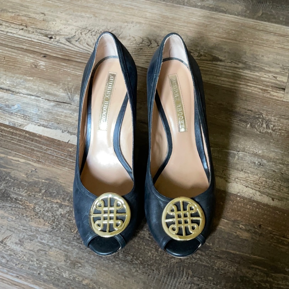 Audrey Brooke wedge heels